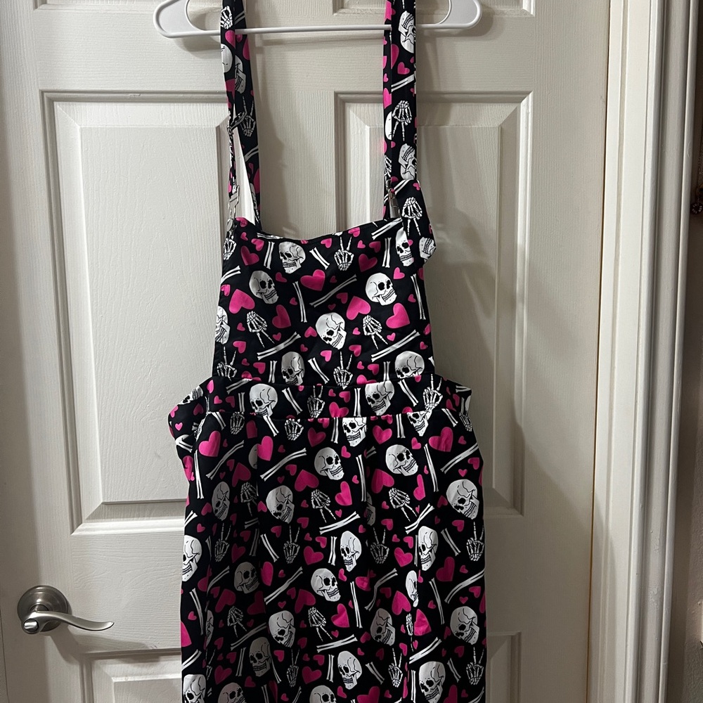 Super cute overall dress never worn